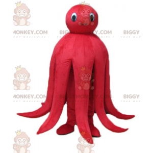 Costume de mascotte BIGGYMONKEY™ de pieuvre rouge géante très