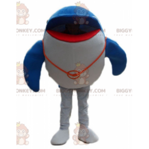 Very Successful Giant Blue and White Dolphin BIGGYMONKEY™