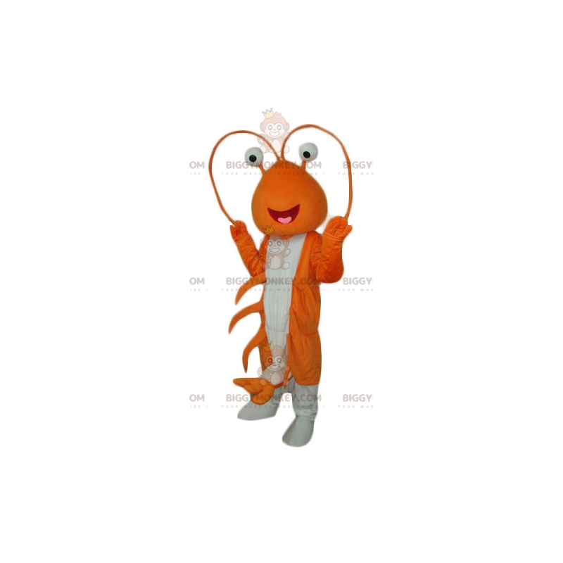 Costume de mascotte BIGGYMONKEY™ de homard géant d'écrevisse