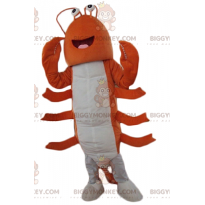 Costume de mascotte BIGGYMONKEY™ de homard géant d'écrevisse