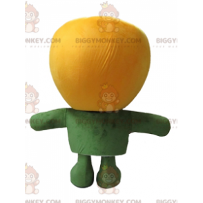 Big Giant lachende gele peper BIGGYMONKEY™ mascottekostuum -