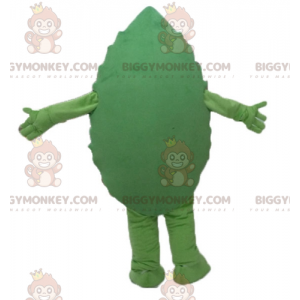 Smilende gigantiske grønne blade BIGGYMONKEY™ maskotkostume -