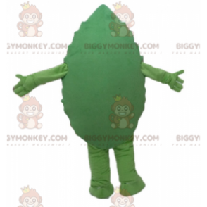 Costume de mascotte BIGGYMONKEY™ de feuille verte géante et