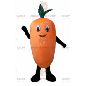 Costume de mascotte BIGGYMONKEY™ de carotte orange géante et