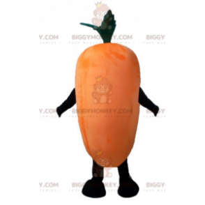 Costume de mascotte BIGGYMONKEY™ de carotte orange géante et