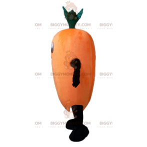 Costume de mascotte BIGGYMONKEY™ de carotte orange géante et