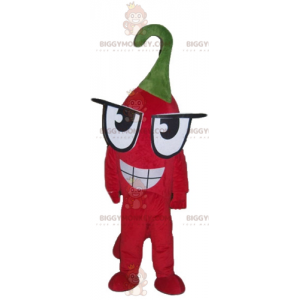 Costume de mascotte BIGGYMONKEY™ de piment rouge géant et