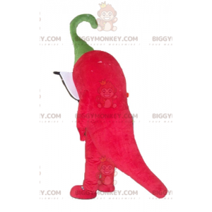 Costume de mascotte BIGGYMONKEY™ de piment rouge géant et