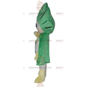 Costume de mascotte BIGGYMONKEY™ de poireau de chou vert et