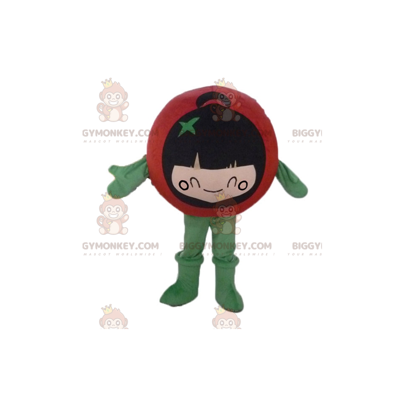 Sød All Round Giant Red Tomato BIGGYMONKEY™ maskotkostume -