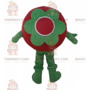 Bonito disfraz de mascota BIGGYMONKEY™ de tomate rojo gigante