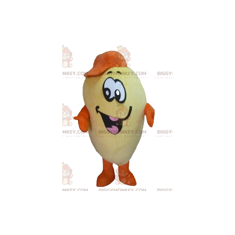 Giant Smiling Yellow and Orange Potato BIGGYMONKEY™ Mascot
