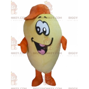 Giant Smiling Yellow and Orange Potato BIGGYMONKEY™ Mascot