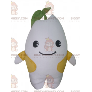 Costume de mascotte BIGGYMONKEY™ de bonhomme blanc de patate de