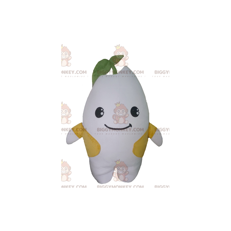 Costume de mascotte BIGGYMONKEY™ de bonhomme blanc de patate de