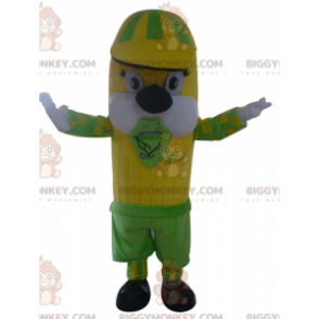 Giant Yellow and Green Corn Cob BIGGYMONKEY™ Mascot Costume –