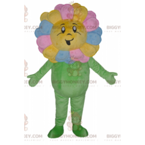 Costume de mascotte BIGGYMONKEY™ de jolie fleur multicolore