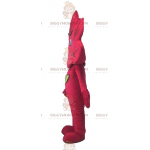 Disfraz de mascota BIGGYMONKEY™ de hoja roja gigante sonriente