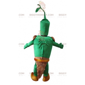 Costume da mascotte gigante verde vegetale BIGGYMONKEY™ con