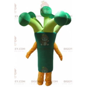 Costume da mascotte BIGGYMONKEY™ con broccoli verdi giganti -
