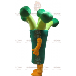 Reuze Groene Broccoli Prei BIGGYMONKEY™ Mascottekostuum -