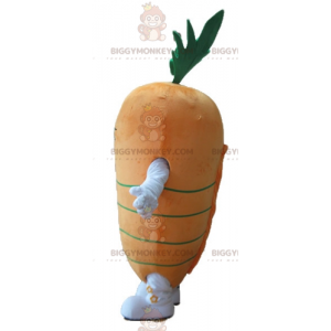 Giant Orange and Green Carrot BIGGYMONKEY™ Mascot Costume –