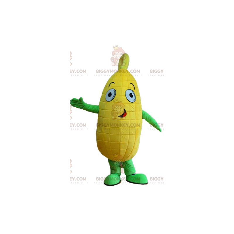 Yellow and Green Giant Corn Cob BIGGYMONKEY™ Mascot Costume -