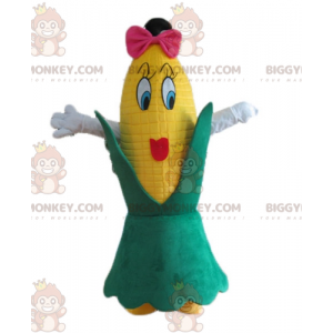 BIGGYMONKEY™ Costume da mascotte di pannocchia di mais gigante