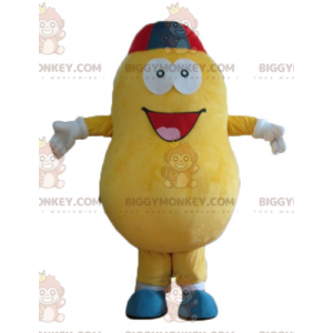Smilende kæmpe gul kartoffel BIGGYMONKEY™ maskotkostume -