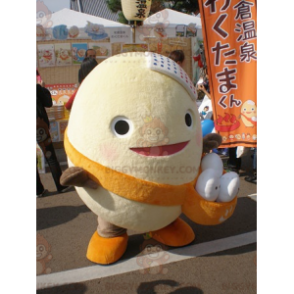 Kostým maskota Giant Egg BIGGYMONKEY™ s vakem na vejce –
