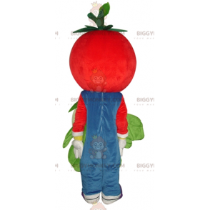 BIGGYMONKEY™ Disfraz de Mascota de Tomate Rojo Sonriente con