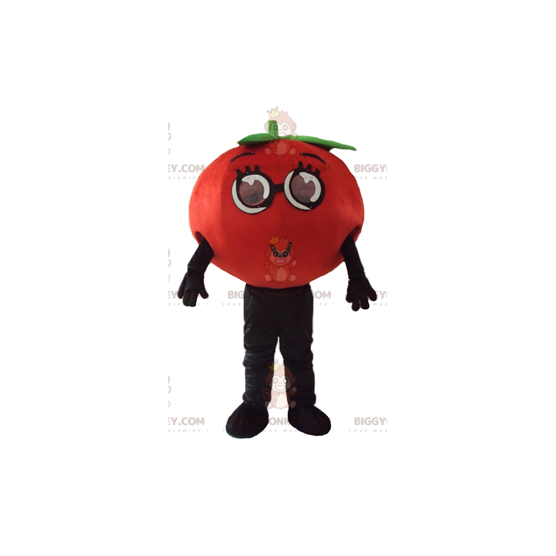 BIGGYMONKEY™ maskotdräkt runt om och förtjusande tomat -