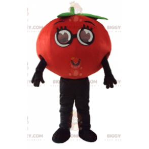 BIGGYMONKEY™ maskotkostume hele vejen rundt og indtagende tomat