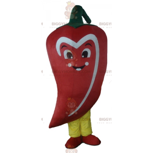 BIGGYMONKEY™ Costume da mascotte Peperoncino rosso gigante