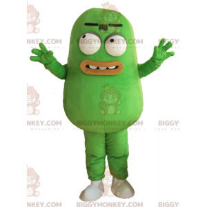 Disfraz de mascota BIGGYMONKEY™ de patata verde y judías verdes