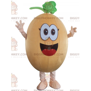 Legrační kostým maskota BIGGYMONKEY™ s usměvavou melounovou