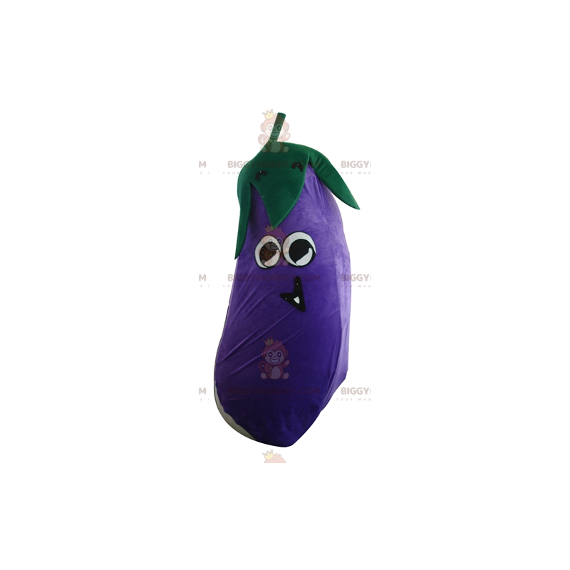 Purple Awesome Giant Eggplant BIGGYMONKEY™ Mascot Costume -
