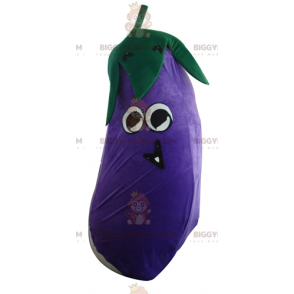 Purple Awesome Giant Eggplant BIGGYMONKEY™ Mascot Costume -