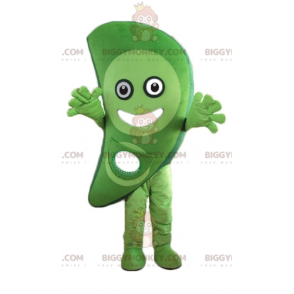 Kostium maskotka bardzo uśmiechnięty owocowy zielony warzywny