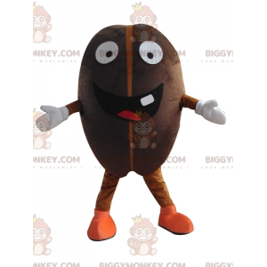 Costume de mascotte BIGGYMONKEY™ de fève de cacao de grain de