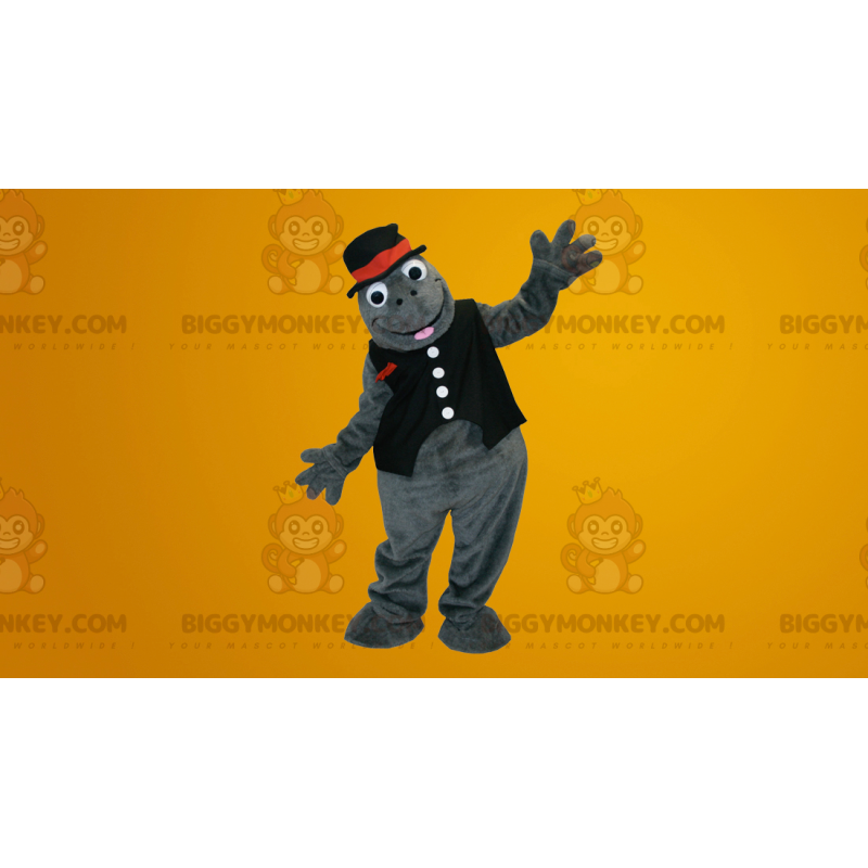 Traje de mascote de formiga cinza bonito BIGGYMONKEY™ com