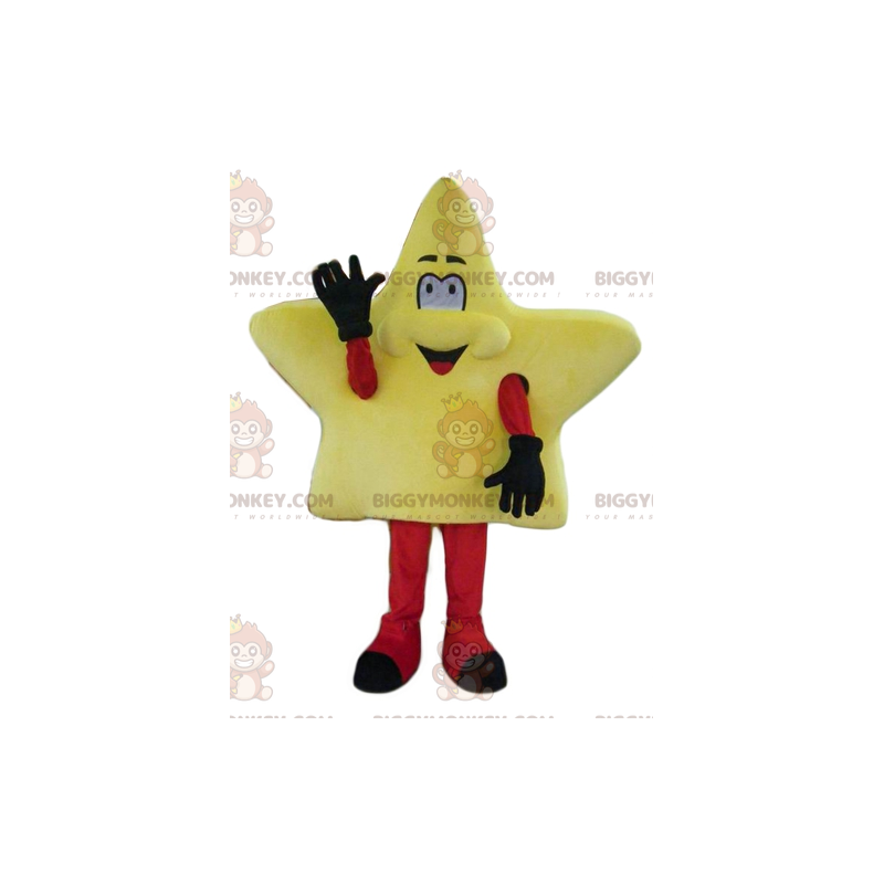 Fantasia de mascote BIGGYMONKEY™ com uma estrela gigante