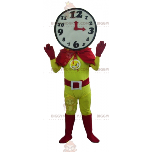 Traje de mascote de super-herói BIGGYMONKEY™ com relógio –