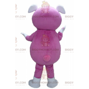 Disfraz de mascota BIGGYMONKEY™ para niña con mono rosa con 2