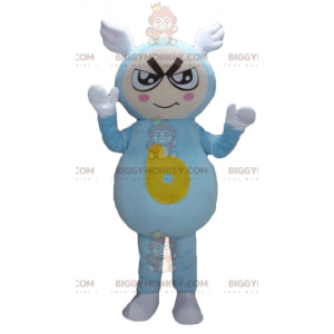 Costume de mascotte BIGGYMONKEY™ de garçon en tenue bleue avec