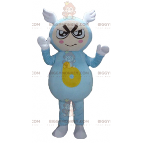 BIGGYMONKEY™ costume da mascotte per bambino in abito blu con