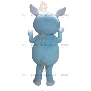 Costume de mascotte BIGGYMONKEY™ de garçon en tenue bleue avec