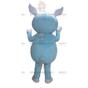 Costume de mascotte BIGGYMONKEY™ de garçon en tenue bleue avec