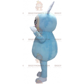 Costume de mascotte BIGGYMONKEY™ de garçon en tenue bleue avec