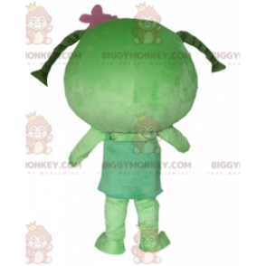 Disfraz de mascota BIGGYMONKEY™ para niña con trenzas gigantes